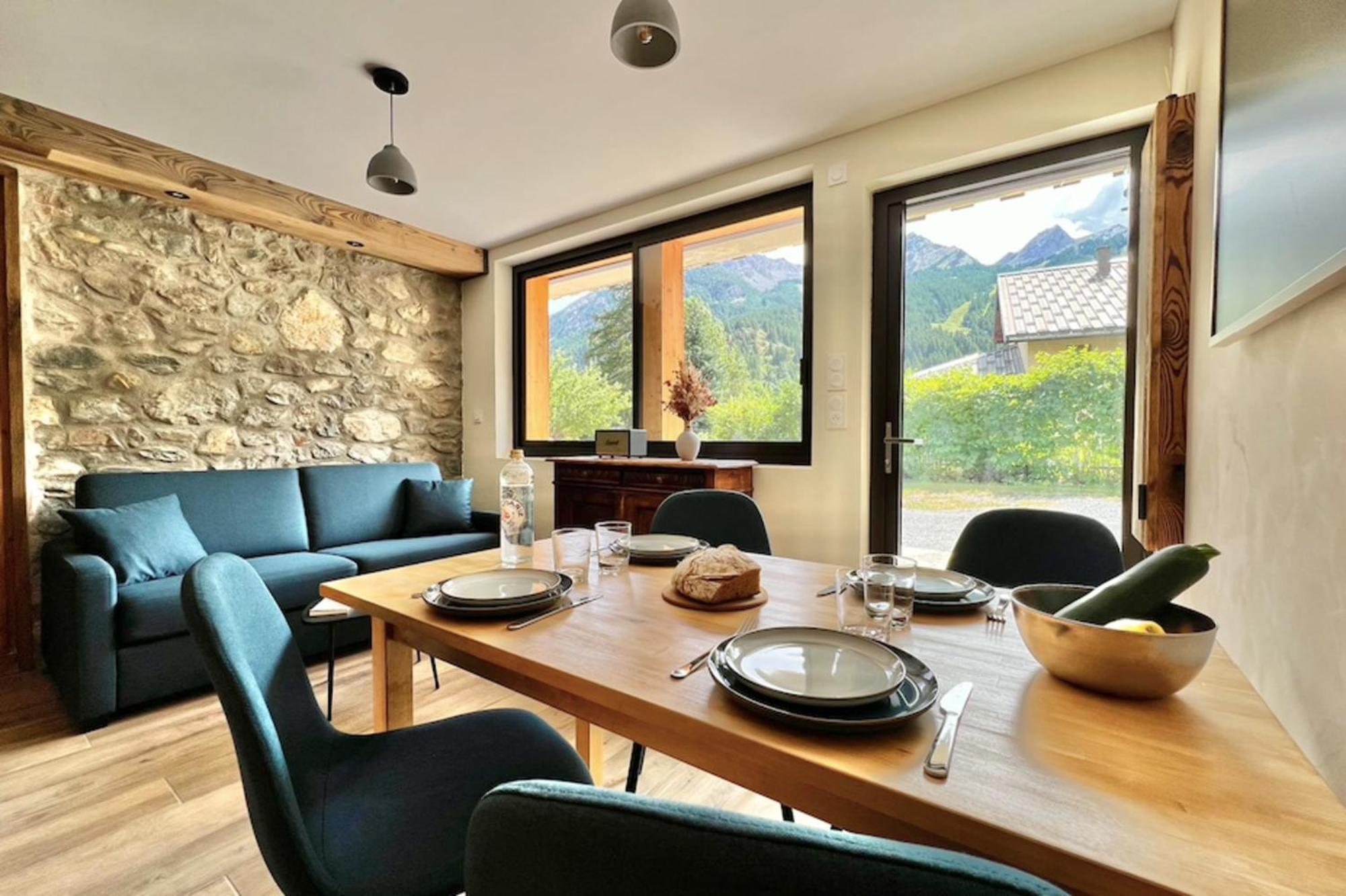 Apartmán T2 With View At The Foot Of The Slopes Le Monêtier-les-Bains Exteriér fotografie